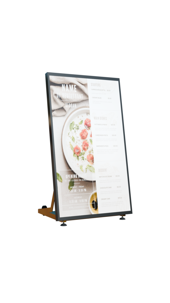 Stop trottoir digital & chevalet numerique i-toile